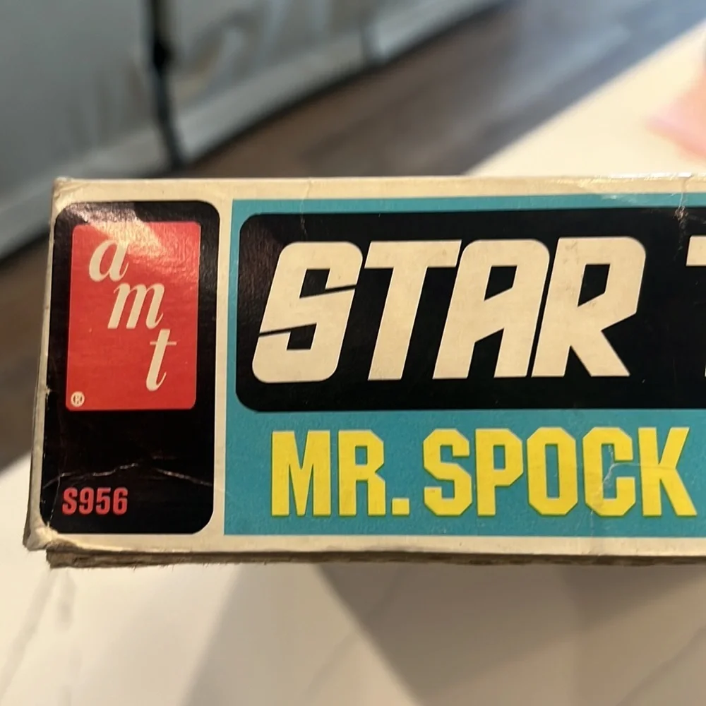Star Trek Mr Spock 1968 Plastic Model Kit #S956. BOX ONLY Made in the USA by AMT - Picture 10 of 13
